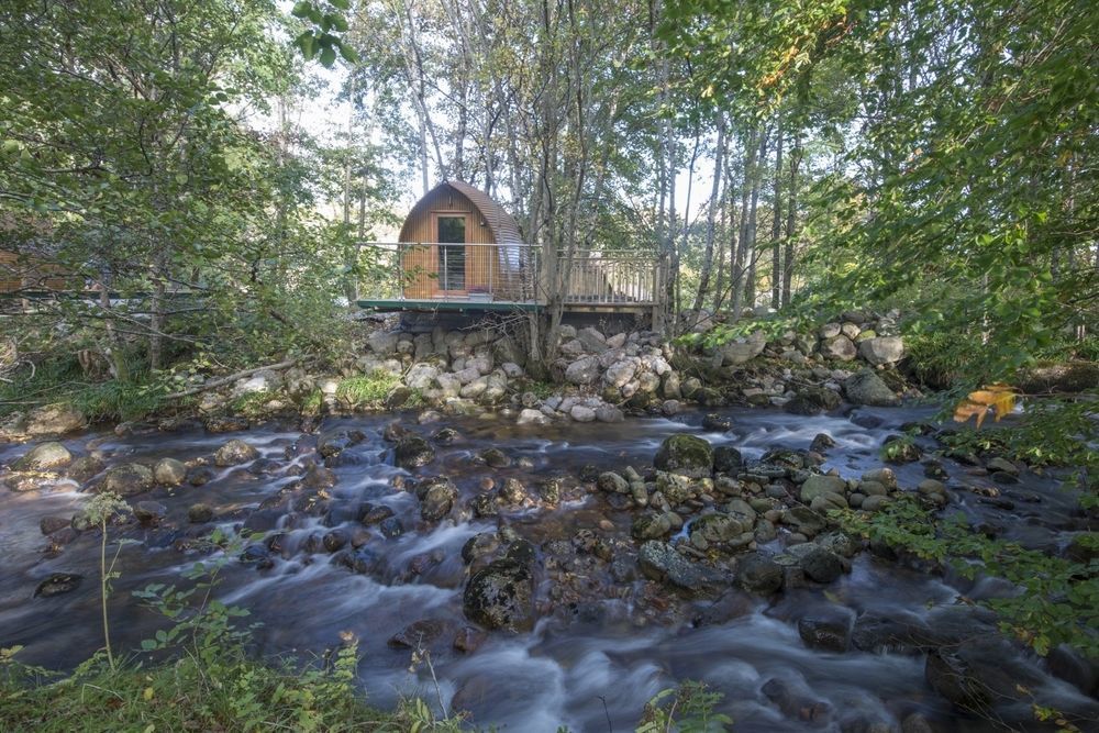 Riverbeds Lodges With Hot Tubs Onich Exterior foto